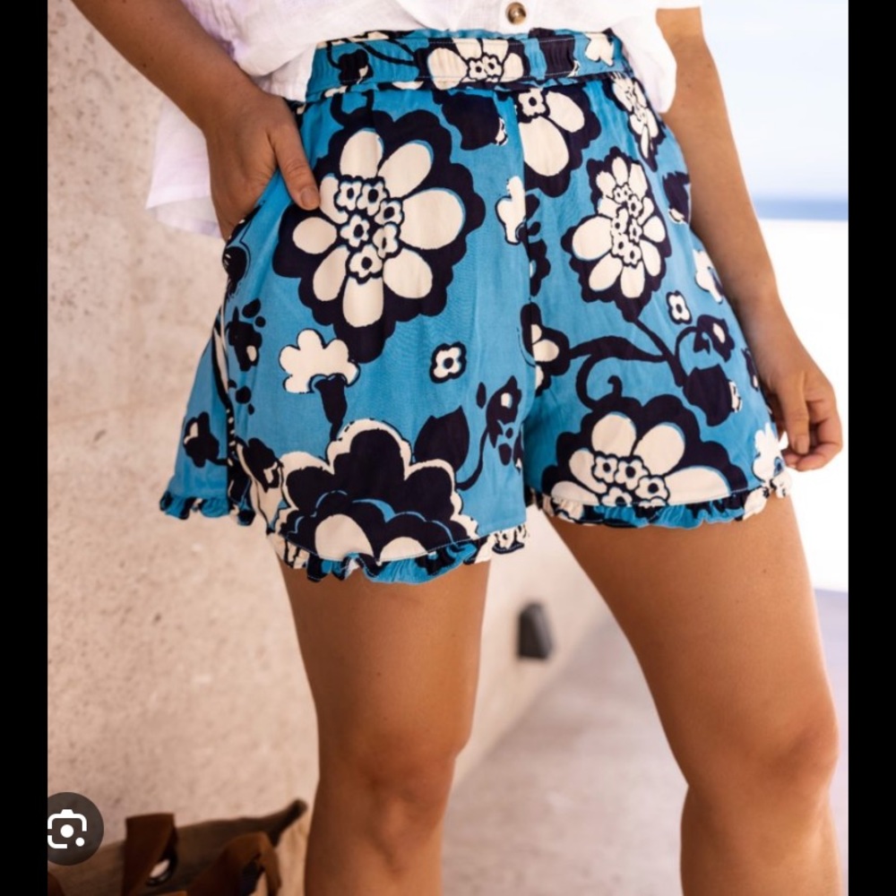 Maeve floral shorts